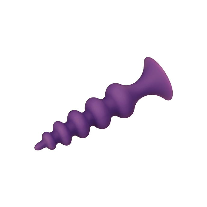 ANALDILDO SILIKONSKI, LJUBIČASTI 12 CM