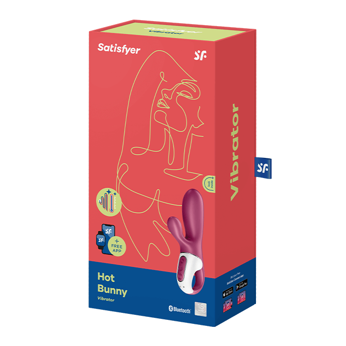 SATISFYER 'HOT BUNNY CONNECT APP', 17,5 CM