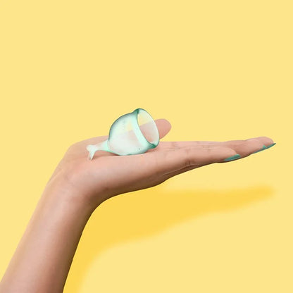 SATISFYER 'FEEL SECURE - MENSTRUAL CUP SET', 15 & 20 ML ZELENA
