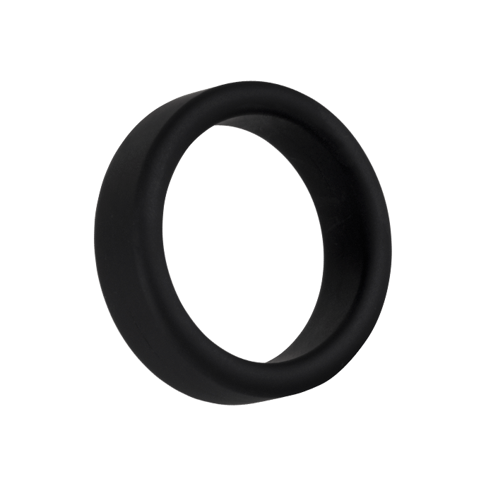 SILIKONSKI PENIS RING, 3.5 ‑ 5 CM CRNI