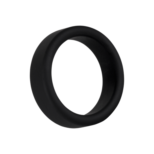 SILIKONSKI PENIS RING, 3.5 ‑ 5 CM CRNI