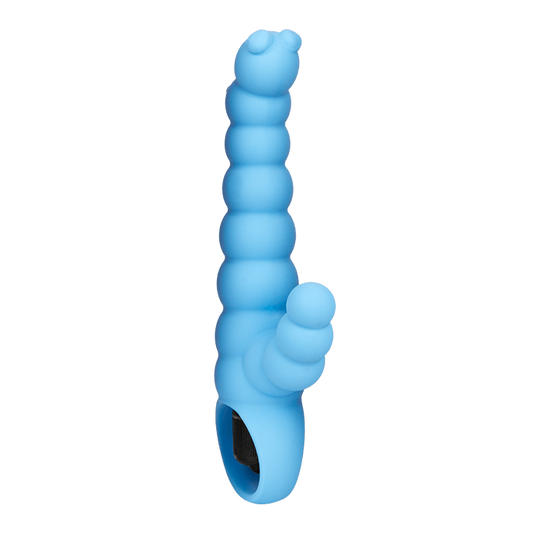 SILIKONSKI VIBRATOR SA KUGLICAMA, 16.5 CM ROZE