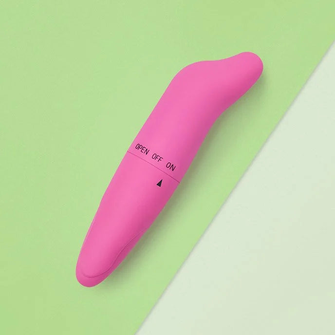 VIBRATOR SA ZAKRIVLJENJEM, 12.5 CM ROZE