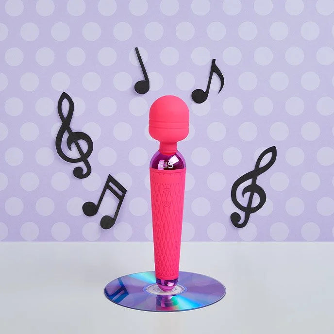 SILIKONSKI MASAŽER, 19.5 CM ROZE