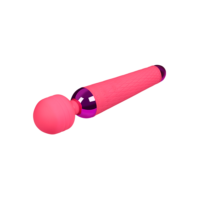 SILIKONSKI MASAŽER, 19.5 CM ROZE