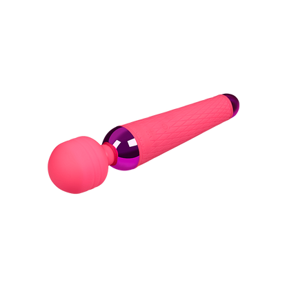 SILIKONSKI MASAŽER, 19.5 CM ROZE