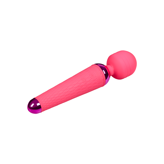 SILIKONSKI MASAŽER, 19.5 CM ROZE