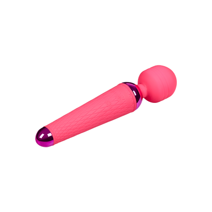 SILIKONSKI MASAŽER, 19.5 CM ROZE