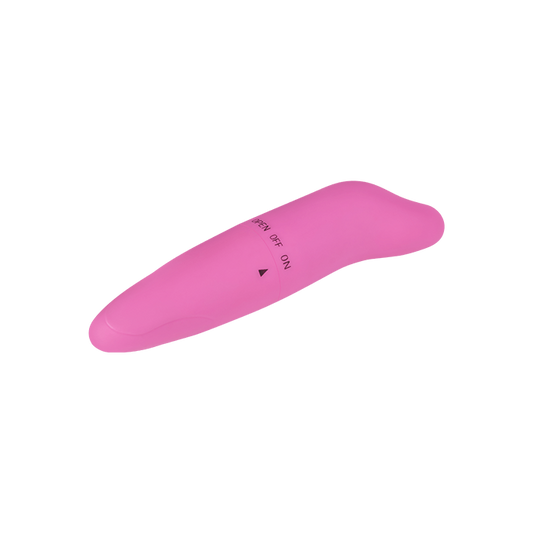 VIBRATOR SA ZAKRIVLJENJEM, 12.5 CM ROZE