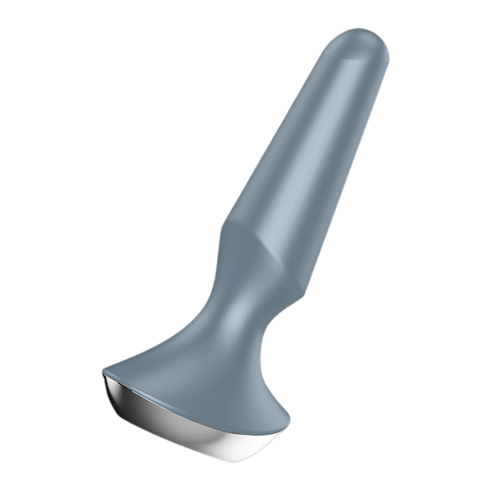 SATISFYER "PLUG-ILICIOUS 2" , 12.5 CM SIVA