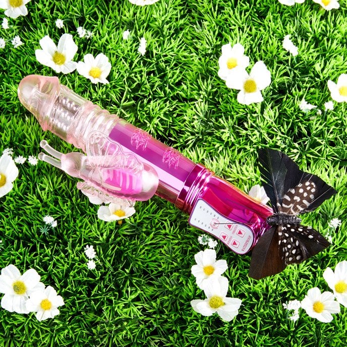 MULTIFUNKCIONALNI VIBRATOR, 24 CM ROZE