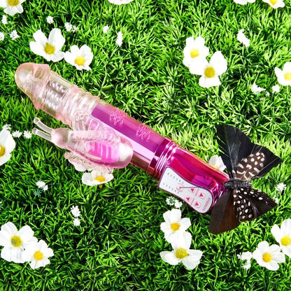 MULTIFUNKCIONALNI VIBRATOR, 24 CM ROZE