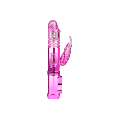 MULTIFUNKCIONALNI VIBRATOR, 24 CM ROZE