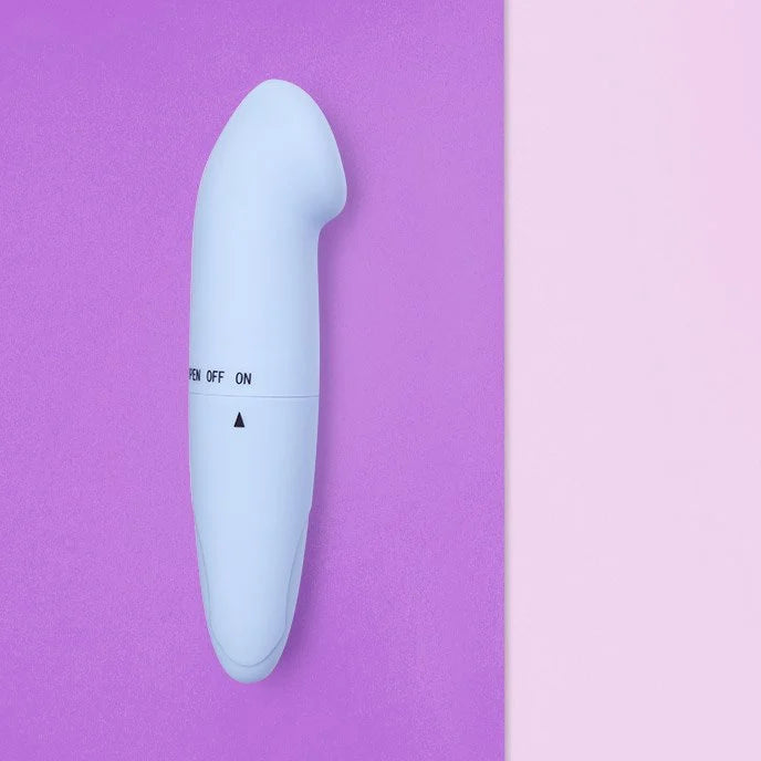 MINI VIBRATOR, 12 CM PLAVA