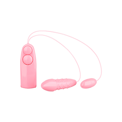DUPLI VIBRATOR SA DALJINSKIM UPRAVLJANJEM, ROZE 14 CM