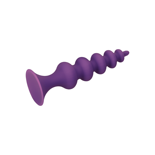 ANALDILDO SILIKONSKI, LJUBIČASTI 12 CM