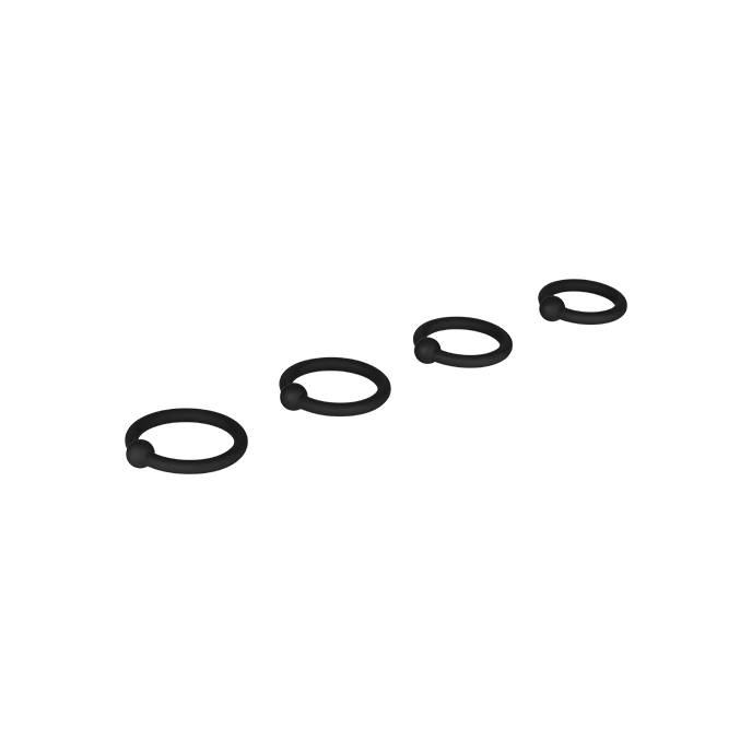 SET OD 4 PRSTENA ZA PENIS, 2.5 - 5.5 CM